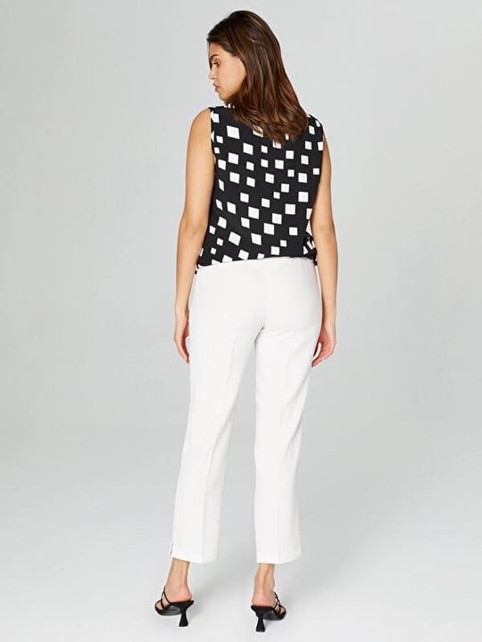 Slim Fit Krep Pantolon 00049