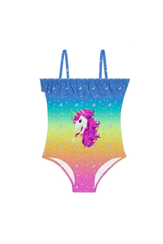 SlipStop Pammy Swimsuit Mor Çocuk Mayo Mor 04-05