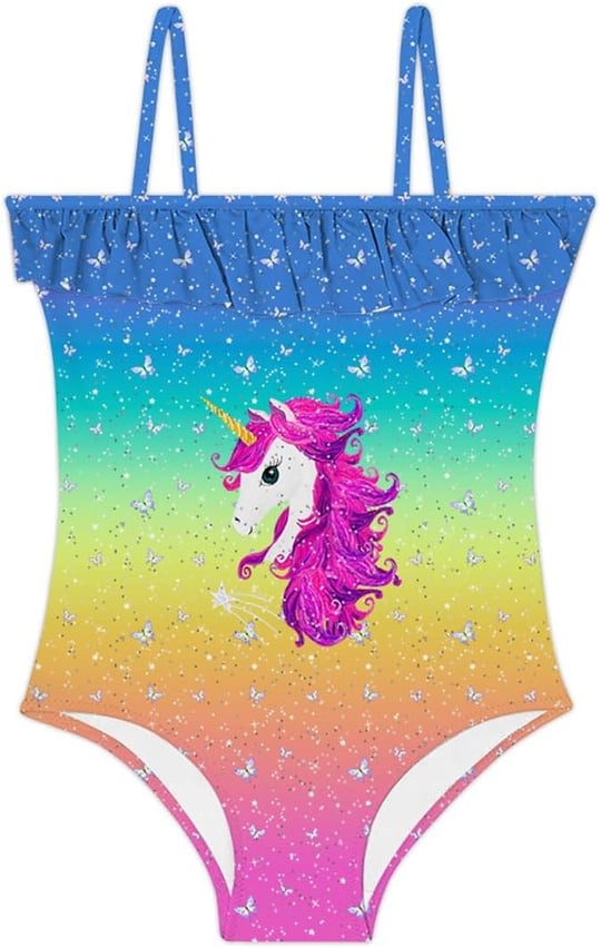 SlipStop Pammy Swimsuit Mor Çocuk Mayo Mor 04-05