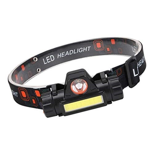SM SunniMix 300 Lümen USB şarj edilebilir LED kafa lambası, ayarlanabilir alın lambası, güçlü dış mekan flaşı