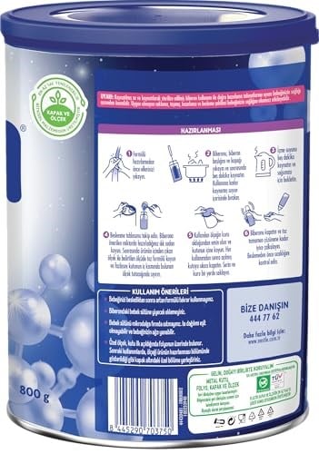 SMA İyi Geceler Bebek Sütü 0-12 Ay 800g - Seçenekler: 800 g, 800 g (2 paketi), 4800 g, 4800 g (2 paketi)