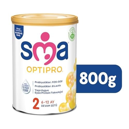 SMA Optipro 2 Devam Sütü (6-12 Ay, 800 g) x 6