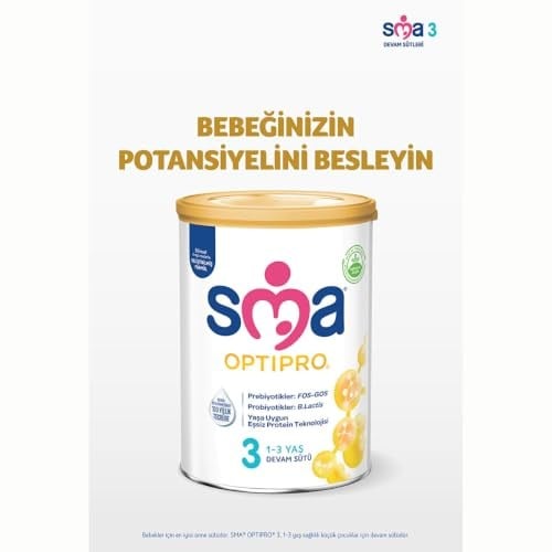 SMA Optipro 3 Devam Sütü (1-3 Yaş, 400 g)