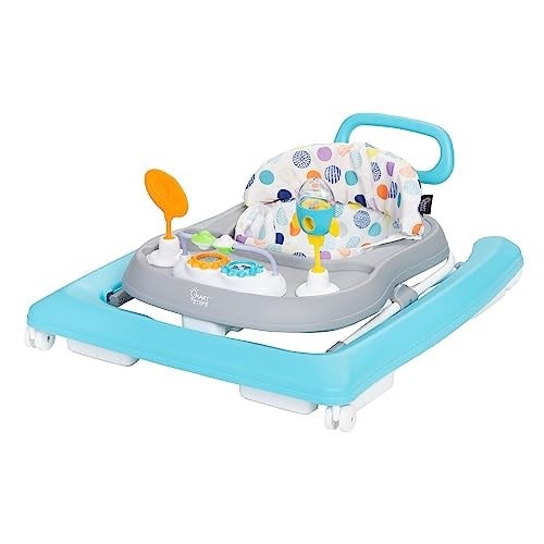 Smart Steps by Baby Trend Plus Deluxe Oyuncaklı 2si 1 Arada Walker, Yörüngeler Beyaz