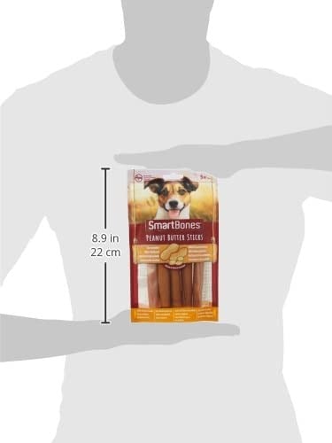 Smartbones Peanutbutter Yer Fıstıklı Çiğneme Çubukları 5li, 100 Gr Köpek Ödülü