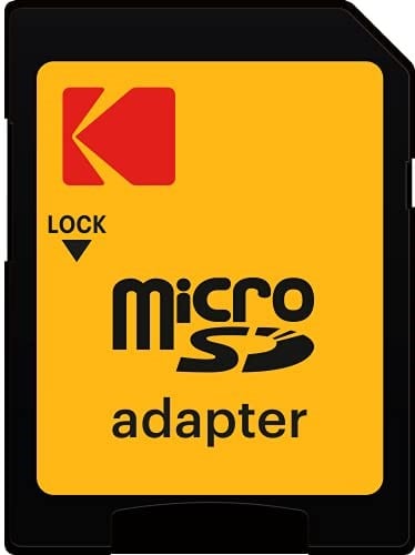 Smartree Kodak Mikro SD kart, 128 GB, UHS-I U3 V30 A1 microSDHC/XC – Mikro SD hafıza kartı – 95 MB/sye kadar okuma hızı – yazma hızı maks. 85 MB/s – ek bellek multimedya cihazları