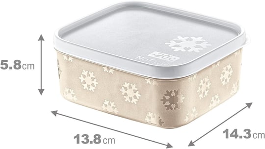 Smartware 2Li Set No Frost Saklama Kabı Latte 700 ML
