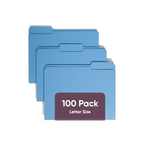 Smead 1/3-Cut dosya Klasör, Boyut, 100 Pro Box - Seçenekler: Dosya Klasörü, Klasik, Single, Tek.