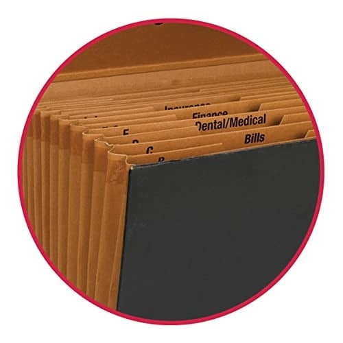 Smead A-Z ve Thema magnet Box, 19 sırt çantaları, dosya alfabetik (A-Z) ve Thema, kilit, Legal, siyah (70804)