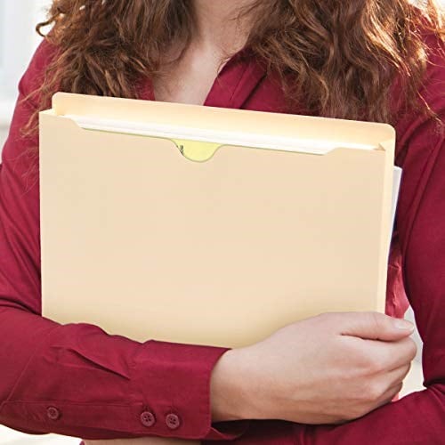 Smead Dosya Ceketi, Güçlendirilmiş Düz Kesim Tab, 2