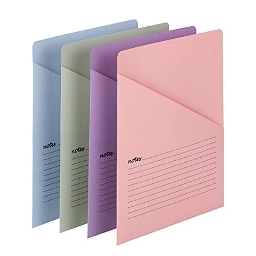 Smead Organized Up Notes Slash File Ceket, Mektup Boyutu, Çeşitli Renkler, Paket başına 12 adet (75429)