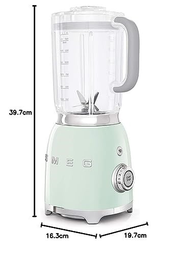 Smeg Blf01Pgeu Mikser, 1,5 Litre, Pastel Yeşil
