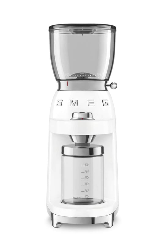 Smeg CGF01WHEU Kahve Öğütme Makinesi, Beyaz