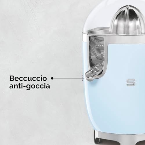 SMEG CJF11BLEU Narenciye sıkacağı, Plastic, Black