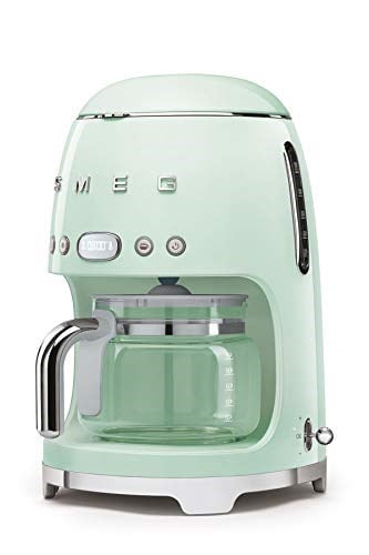 SMEG DCF02PGEU Filtre Kahve Makinesi 50S Style Pastel Yeşil 1.4 Litre 10 Fincan Kapasiteli