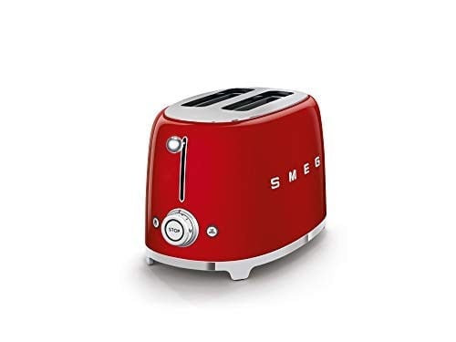 Smeg TSF01RDEU Ekmek Kızartma Makinesi 2x2, Kırmızı