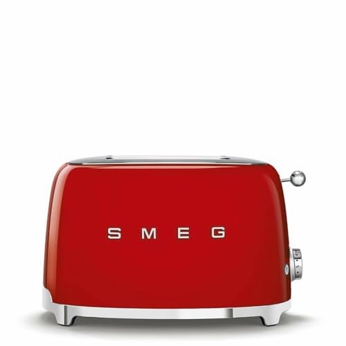 Smeg TSF01RDEU Ekmek Kızartma Makinesi 2x2, Kırmızı