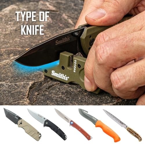 Smiths Üniseks 50984 Pocket Pal bıçak bileyici-PP1-Mini-OD, siyah