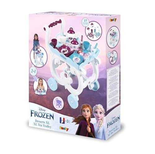 Smoby, 310517, Frozen 2 Tekerlekli Servis Arabası, Oyuncak Çay Servisli Oyun Seti, Aksesuarlar, Frozen 2 Wheeled Service Car