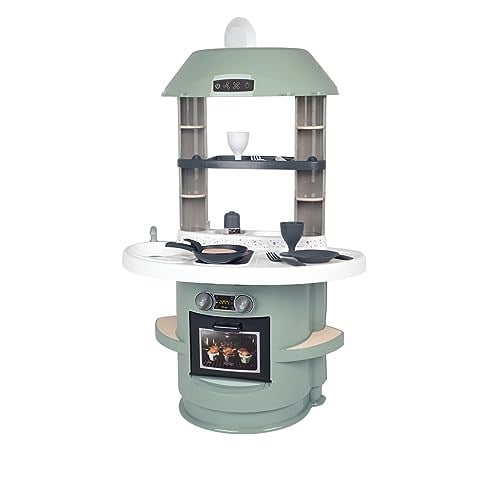 Smoby, 312700WEB, Nova Oyun Mutfağı, Aksesuarlı, Saklama Alanı, Fonksiyonel, Tezgah yüksekliği: 36 cm