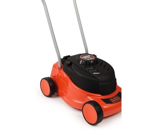 Smoby, 360159, Black & Decker Oyuncak Çim Biçme Makinesi, Gerçekçi Tasarım, Lisanslı, Black & Decker Toy Lawnmower