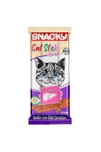 Snacky Kedi Stick Ödül Ciğerli 3x5G