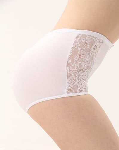 Soft Light Yüksek Bel Toparlayıcı Dantelli Kadın Külot Pamuklu, 5li