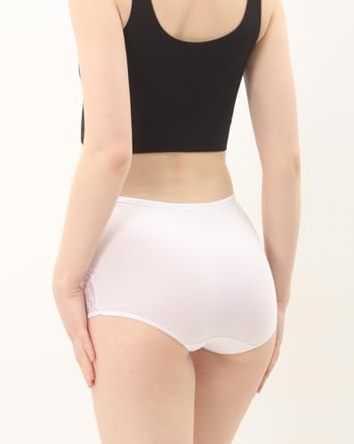 Soft Light Yüksek Bel Toparlayıcı Dantelli Kadın Külot Pamuklu, 5li