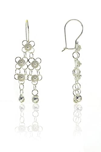 Söğütlü Silver Gümüş telkari kişniş modeli küpe