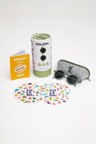 SOLEDA 3-6 Yaş Çocuk Güneş Gözlüğü - Olive Green (Haki Yeşili)