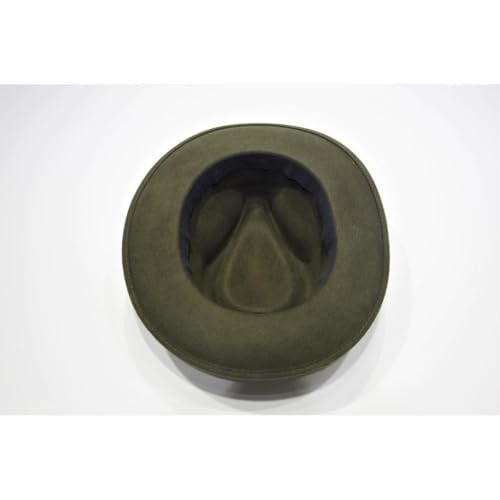 solognac Fötr Şapka Outdoor Avcı Balıkçı Şapkası Su Tutmaz Erkek haki 56cm - Bedenler: 56cm, 58cm, 60cm