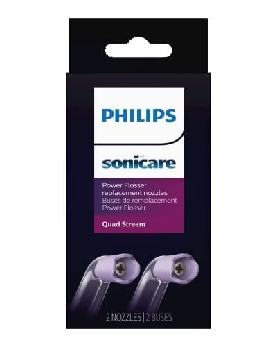 SONICARE Philips Power Flosser Quad Stream Tips (F3), 2 adet, Beyaz HX3062/00