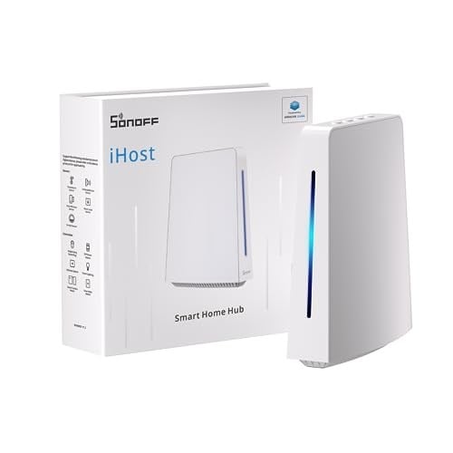 SONOFF iHost Smart Home Hub, Akıllı Ağ Geçidi Kontrol Merkezi, Zigbee 3.0&WLAN bağlantısı, PC yan kontrol yerel lan, 128 alt cihaz desteği, Smart Hub