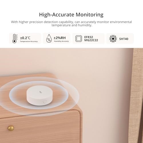Sonoff SNZB-02P ZigBee Akıllı Sıcaklık ve Nem Sensörü