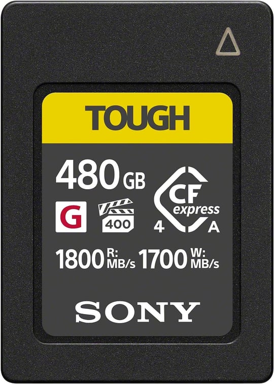 Sony 240GB Sert CFexpress Tip A Flash Bellek Kartı | Video Performansı Garantili VPG400 Yüksek Hızlı G Serisi (Okuma Hızı 1800 MB/s, Yazma Hızı 1700 MB/s) - CEA-G240T (240GB - Seçenekler: 240GB, 480GB