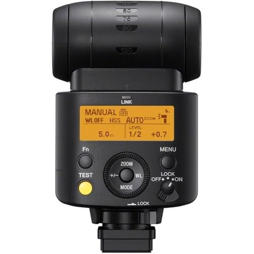 Sony HVL-F46RM | Kablosuz Uzaktan Kumandalı Harici Flaş (GN46 Performans, Çoklu Flaş, Yüksek Hızlı Flaş, 10 BPS, Quick Shift Bounce), Siyah, HVLF46RM.CE7