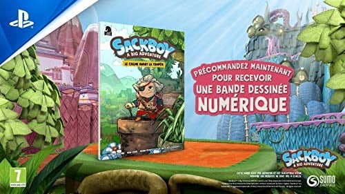 Sony, Playstation Game 5, Sackboy: A Big Adventure PS5, PS5 için 3D Platform ve Macera Oyunu, Standart Sürüm, 1-4 Oyuncu, CDli Fiziksel Versiyon, Fransızca, PEGI 7+