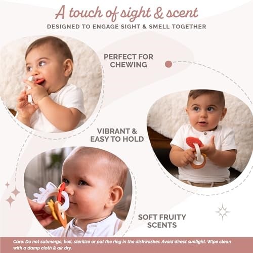 Sophie la girafe Fragrances Diş Kaşıyıcı Halkalar