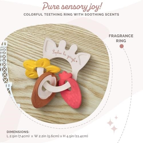 Sophie la girafe Fragrances Diş Kaşıyıcı Halkalar