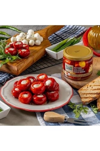 Sosero Peynir Dolgulu Kiraz Biber 3 X 290 Gr Cam Kavanoz