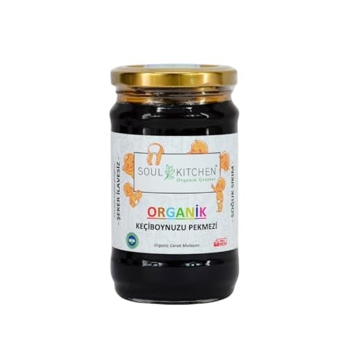 Soul Kitchen Organik Keçiboynuzu Pekmezi 380gr (Soğuk Sıkım) (Şeker İlavesiz)