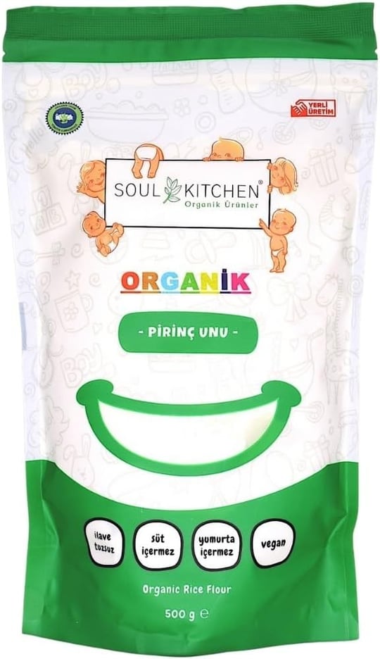 Soul Kitchen Organik Pirinç Unu 500gr