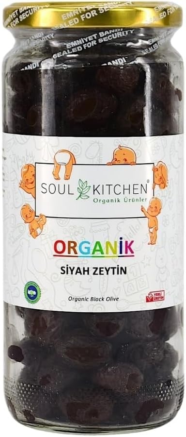Soul Kitchen Organik Siyah Zeytin 310gr