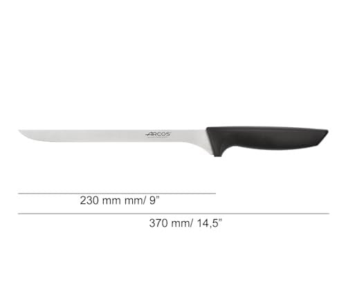 Soyma bıçağı Arcos paslanmaz çelik 135600 Nizza Nitrum ve polipropilen-sap ile 24 cm yaprak blister