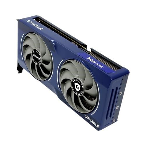 Sparkle Intel Arc B570 Guardian OC Grafik Kartı, 10GB GDDR6, Yırtık Soğutma 2.0, Eksenel Fan, Solunum Işığı, Metal Arka Plaka, SB570G-10GOC