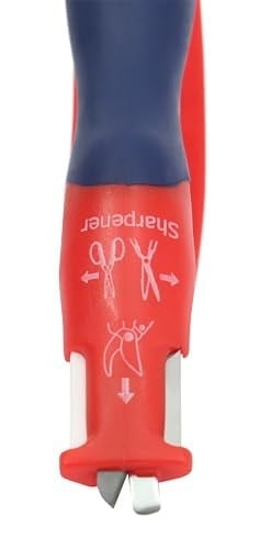 Spear & Jackson 4056BS Bıçak, 6sı 1 Arada Kalemtıraş, Kırmızı ve Mavi
