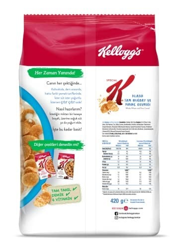 SPECIAL K Kahvaltılık Gevrek Sade 420 g