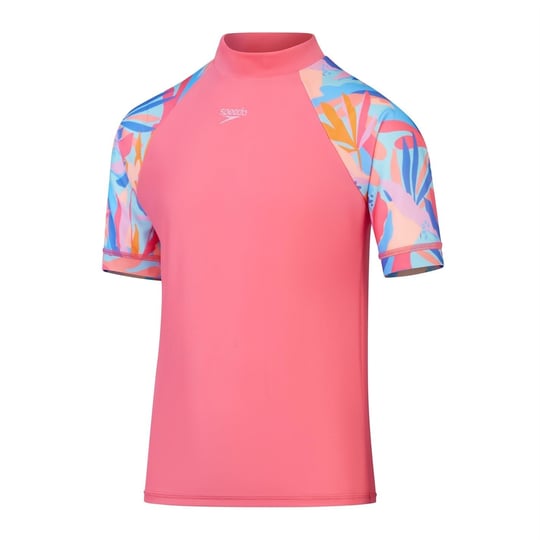 Speedo Baskılı Uzun Kollu Genç Paddle Suit Mayo Unisex Bebek