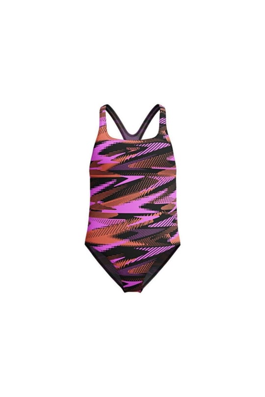Speedo Hyperboom Alv Mdlt Jf Purple Kız Çocuk Mayosu 8-00372818290 Mor