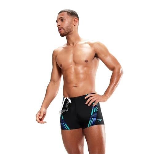 Speedo Tech Prnt Asht Am Erkek Mayo - 8-00303314533 Kırmızı/Siyah